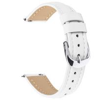 Madingas natūralios odos dirželis Huawei GT6 GT5 41mm 18mm, greitai keičiamas, universalus pagrindinis apyrankė moterims 18mm Universal white