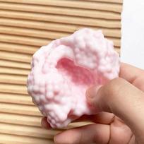 Crunchy Squishy Stress Relief Ball Ice Skin Dual Texture Sensory Toy Anti Stress Fidget Toy Anxiety Relief For Adult white