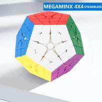 Sengso Megaminx 6X6 Greičio kubas, Be lipdukų dodekaedro dėlionės kubas, Didelio sunkumo smegenų mankšta suaugusiems ir paaugliams kubistams red