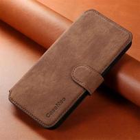 Atverčiamas dėklas Xiaomi Redmi Note 17 Pro Max 5G 2026 2-in-1 Nuimama odinė piniginė Magnetinis galinis dangtelis Redmi Note 17 Pro Funda Redmi Note 17 4G ruda