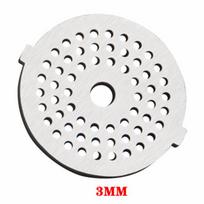 55 mm buitinės 5# mėsmalės skylės plokštės nerūdijančio plieno malūnėlio dalys 3mm