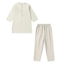 Berniukai Vaikai Islamo musulmono Jubba Kaftan chalatas Arab Abaya Dishdasha Thobe ilga suknelė 150cm smėlis