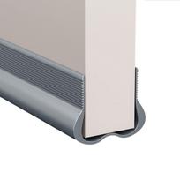 Garso izoliuojančios durų apsaugos nuo skersvėjo PVC sandarinimo juostos Efektyvios durų apačios sandarinimo juostos triukšmo mažinimui ir izoliacijai pilka