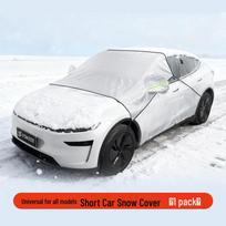 Tesla Model Y/3 Windshield Winter Snow & Frost Cover, Anti-freeze Protection white