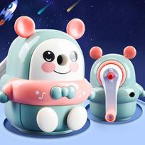 Švino rankiniu būdu sukamas mechaninis įrankio pieštukų drožtuvas automatiškai įjungiamas dviem pavaromis, reguliuojamas Bear žalia