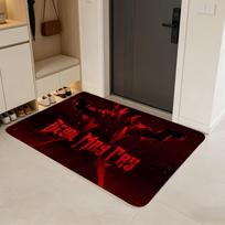 Žaidimo D-Devil May Cry grindų kilimėlis flanelinis durų kilimėlis neslystantis sugeriantis plaunamas patalpų namų kilimas 40x60cm black