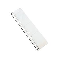 Stationery Desk Organizer Sticky Note Display Acrylic Monitor Message Memo Board Name Card Phone Holder Name Card Holder white