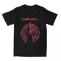 Silent Hill Red Compass Graphic T-shirt XL brown