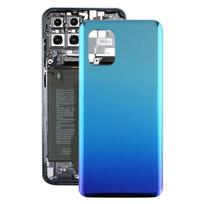 Glass Material Battery Back Cover for Xiaomi Mi 10 Lite 5G/Mi 10 Youth 5G Phone Rear Housing Case Replacement mėlyna