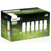 Lumiled 6 vnt. E14 10W LED lemputės (75W atitikmuo, Neutrali balta 4000K, 1055lm, 200°)