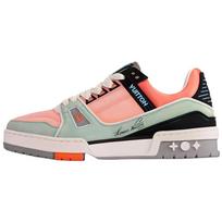 LOUIS VUITTON Trainer Low top Skateboard Shoes Women's Orange 1ACFXX 36 gray