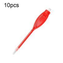 Bulk Golf Scoring Pencils Plastic with Cap and Clip Small Size Easy Carry for Golf Event Giveaways Souvenir Gift Bags 10pcs raudona