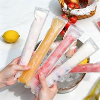 DIY Homemade Ice Pop Self-Sealing Mold Bags - Food Grade, Thickened PE for Popsicle and Ice Cream Making