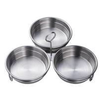 Stainless Steel Egg Steamer & Fry Mold for Breakfast Eggs Standard Size gray