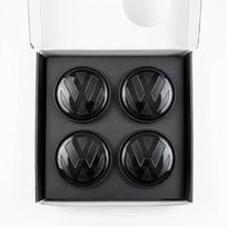 VW Polo f63 Golf 4 5 4pcs Set VW Floating Car Wheel Center Caps 56mm/65mm Hubcap Covers for VW Jetta MK5 Golf Passat CC Styling 3B7601171 1J0601171 gray