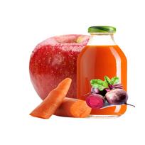 Jub Oppa ABC sultys 30 paketėlių Obuolys, burokėlis, morkos (3 dienos) 3,3L 1 vnt. red
