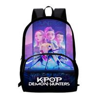 K-Pop Inspired Demon Hunter Themed Large Capacity Backpack School Travel Unisex Oxford Fabric Daypack 7