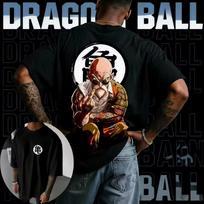 Dragon Ball Master Roshi Anime Spausdinami marškinėliai Vyriški ir moteriški marškinėliai Vyriški viršutiniai drabužiai Sportiniai marškinėliai 2026 Vasaros nauji marškinėliai 150 brown