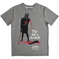 Unisex shirt Cotton Oversize Large Size Monty Python Tis But A Scratch T-Shirt Grey New S gray