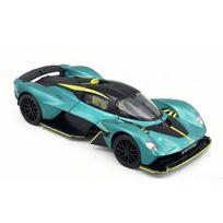 1/23 Aston Martin Valkyrie Alloy Track Sports Car Model Diecasts Metal Super Racing Vehicles Car Model Sound Light Kids Toy Gift žalia