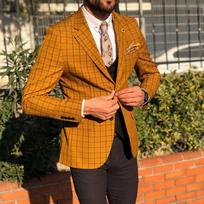 Vyriškas laisvalaikio švarkas ir suknelė visiems metų laikams S orange