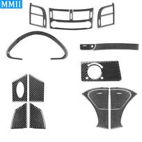 Skirta Mercedes Benz E-Class W211 2003-2009 anglies pluošto centro valdymo oro kondicionieriaus ventiliacijos priekinių žibintų jungiklio apdailos dangtis Key Lock RHD black