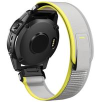 QuickFit 26mm 22mm Band For Garmin Instinct 3 50mm 45mm Strap For Garmin Instinct 2 Solar 2X E Bracelet Sports Nylon Watchband 1PCS QuickFit 26MM juoda pilka spalva