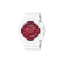 G-Shock Far East Pop Limited Edition Eastern Street Blood Screen Dual Display Sports Watch Quartz Movement Resin Strap Men watches Red GA-110DBR-7A White Strap brown
