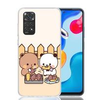 Bubu Dudu Cartoon Cute Phone Case For Xiaomi Redmi Note 13 14 15 Pro Plus 12S 12 14S 11S 11E 10 10S 11 11T 5G 4G Cover Coque Red Redmi Note 15 4G beige
