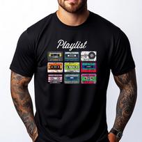Old School Dj Mixtape Cassette Graphic T Shirts 100% Cotton Streetwear Mens Gifts Print Camisetas De Hombre - Men's Summer Co... 5XL įvairiaspalvis