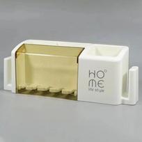 Plastic Electric Toothbrush Holder Wall-Mounted Cup Storage Rack Toothbrush Stand  Home Use geltona
