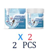 Drain Unblocker Powder 100g Septic Tank Safe Formula Removes Hair Clogs Grease Build Up Prevents Odors Cleans Pipes Deeply 1 Pcs white