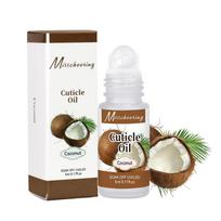 Prevent Agnail Cuticle Repair Oil Skin Barb Nail Care Tool Hydrating Nail Treatment  for Nail Care Coconut Flavor white
