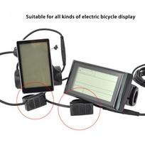 Elektrinio dviračio ekrano jungiklis Neslystantis Ergonomiškas Jautrus Elektrinio dviračio vairo valdymo mygtukas Jungiklis gray
