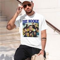 2026 New Model Funny Movie The Rookie Trendy Graphic Tshirts Mens Harajuku D Crewneck Short Sve Tshirt Casual Cotton Y2k T Sh S gray