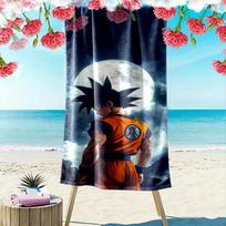 Neon Goku: Retro Futurism beach towel Beach towel for vacation photos soft swim Absorbent bath towel seaside Comfort beach printing 70cmx140cm(27x55inch)