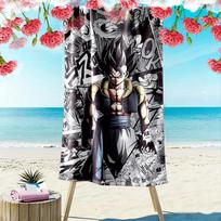 Neon Goku: Retro Futurism beach towel Beach towel for vacation photos soft swim Absorbent bath towel seaside Comfort beach printing 70cmx140cm(27x55inch)