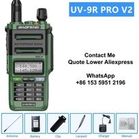 Baofeng UV 9R Pro V2 IP68 atsparus vandeniui radijo stotelė Trijų galių C tipo įkroviklis Dvipusis juostinis Ham CB radijas Dvipusis radijas UV 9R Plus US