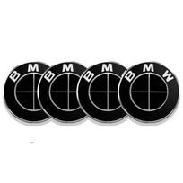 4Pcs 56/60/65mm Aluminum Car Wheel Center Hub Caps Sticker For BMW 3 5 6 7 1 Series Z4 X3 X6 E81 Q6 E71 E90 E93 F30 F10 E92 E60 E84 60MM