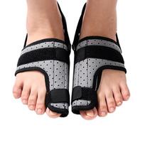 Aluminum Hallux Bunion Corrector with Double Fixation Velcro Strap One Size pilka