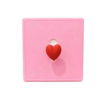 Self-Adhesive Joystick Switch Stickers Creative Console-shaped Switch Cover  Household Use Pink Heart A pink