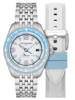 Fluss GMT Automatic Automatic 15 ATM Water Sapphire White [SPINNAKER] Watch, Winding, Resistant, Crystal, Dial, SP-5120-22, Men's balta