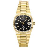 Bulova Super Seville Nerūdijančio Plieno Juodas Ciferblatas Kvarcinis 97B246 Vyriškas Laikrodis juoda