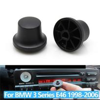 Car Radio Volume Knob Button CD Player Control Power Buttons For BMW 3 Series E46 1998-2006 65126924906 gray