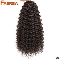 14 colių Marshmallow Afro Curl nerti plaukai Sintetiniai Twist Braid Kinky Curly Braiding Plaukų priauginimai Ombre Blonde juodoms moterims 18 inch black