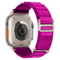 Alpine kilpinis dirželis, skirtas Apple Watch apyrankei 44mm 40mm 49mm 45mm 41mm 38mm 42mm Nailono laikrodžio apyrankė Iwatch Series 9 5 SE 6 7 8 Ultra 2 42 44 45 49 mm gray