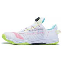 Li-Ning Non-Slip Wear-Resistant Shock Absorbing Low-Top Table Tennis Shoes Unisex Shoes White Green Pink APPT003-1 46⅓ white