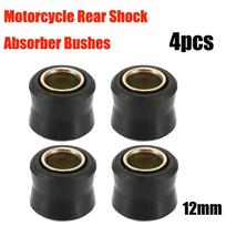 Atnaujinkite savo motociklo galinį amortizatorių su 12 MM guminėmis įvorėmis 4pcs black