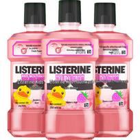 Listerine Kids burnos skalavimo skystis nuo ėduonies, aviečių skonio