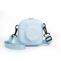 For Fujifilm Instax Mini 7+ 8/9/11/12/40 Camera Bag EVA Universal Hard Case Storage Bag Film Camera Bag with Shoulder Strap mėlyna
